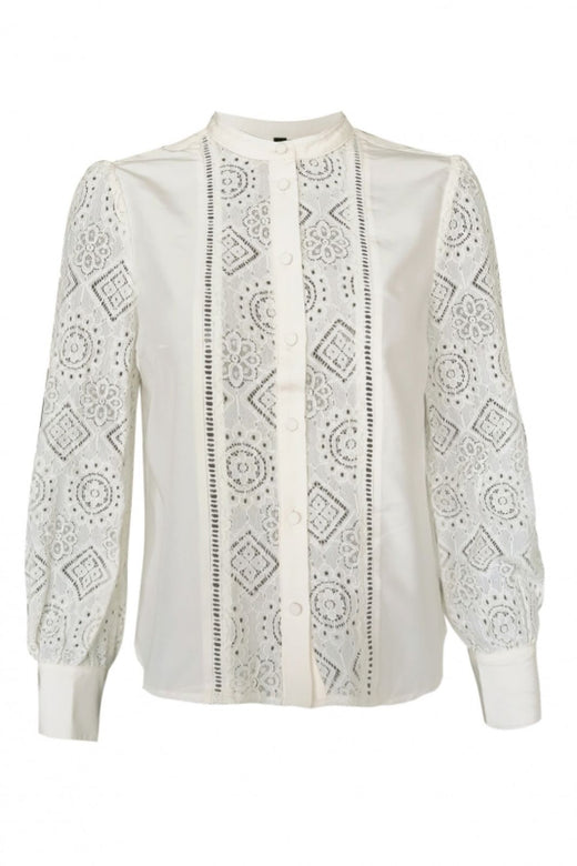 Dear Molly - inge Shirt - Crème Skjorter 