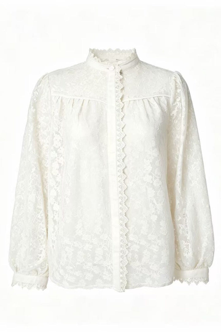 Dear Molly - Ingrid Shirt - White Skjorter 