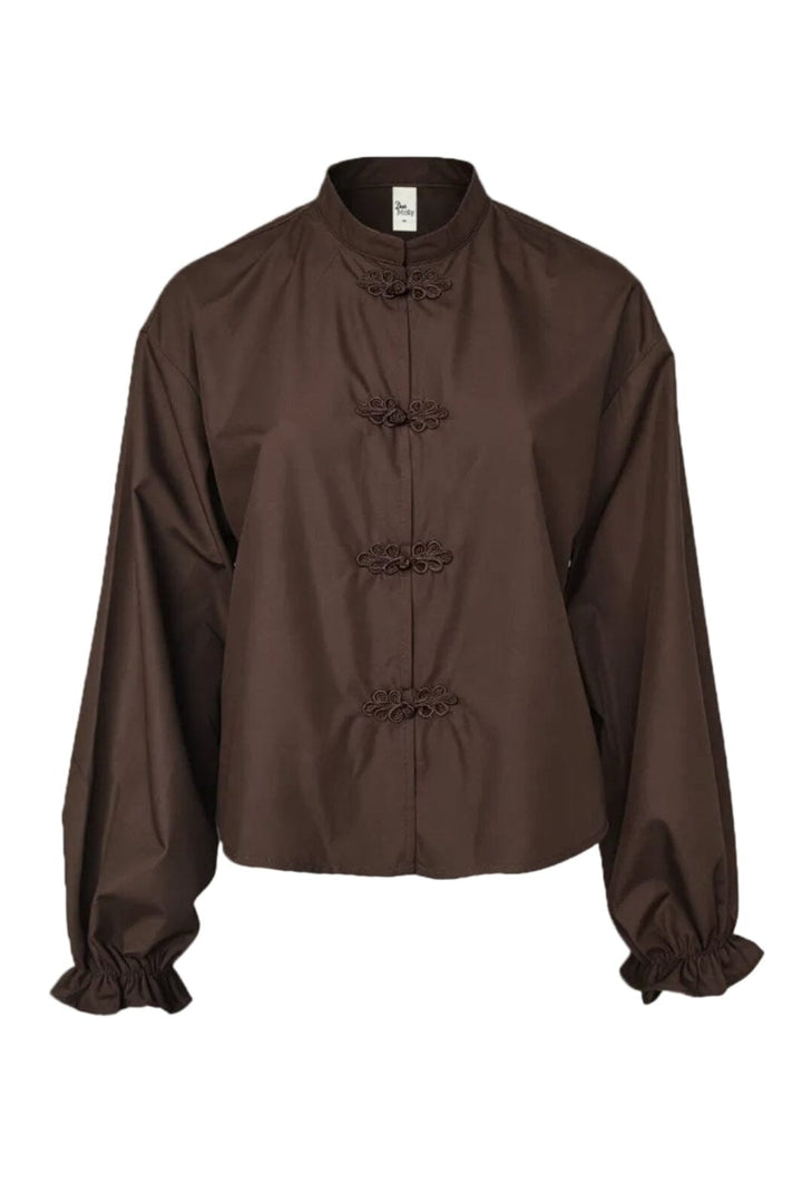 Dear Molly - Jill Shirt Shirt Ch169989c - Brown Skjorter 