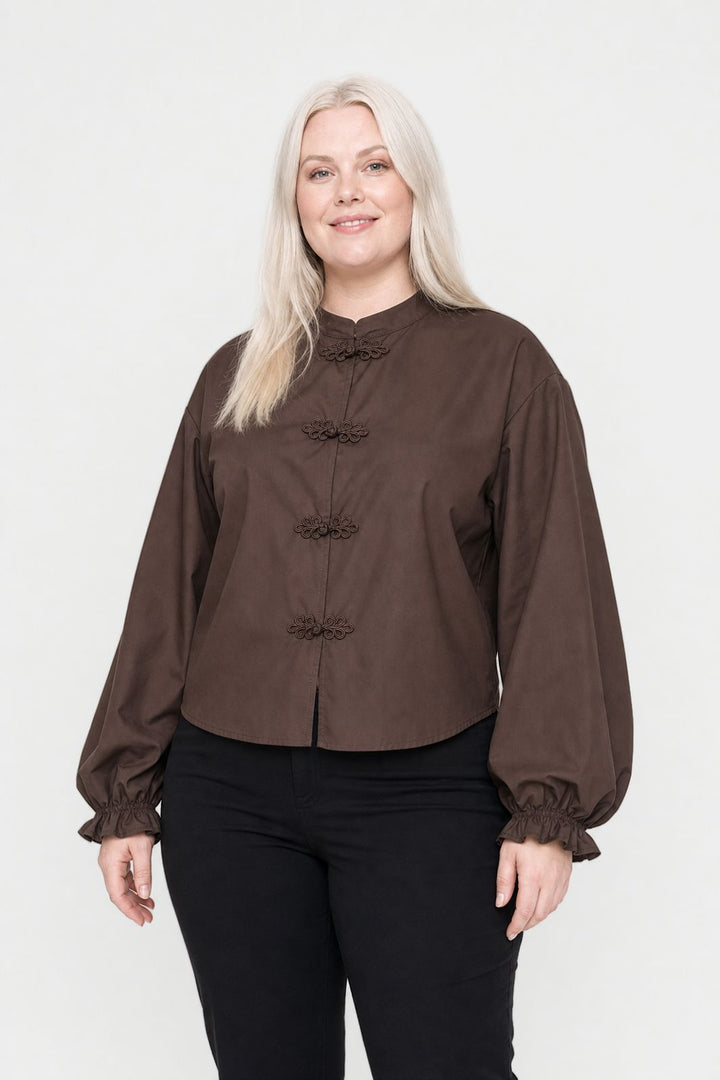 Dear Molly - Jill Skjorte Ch169989c - Brun - XL