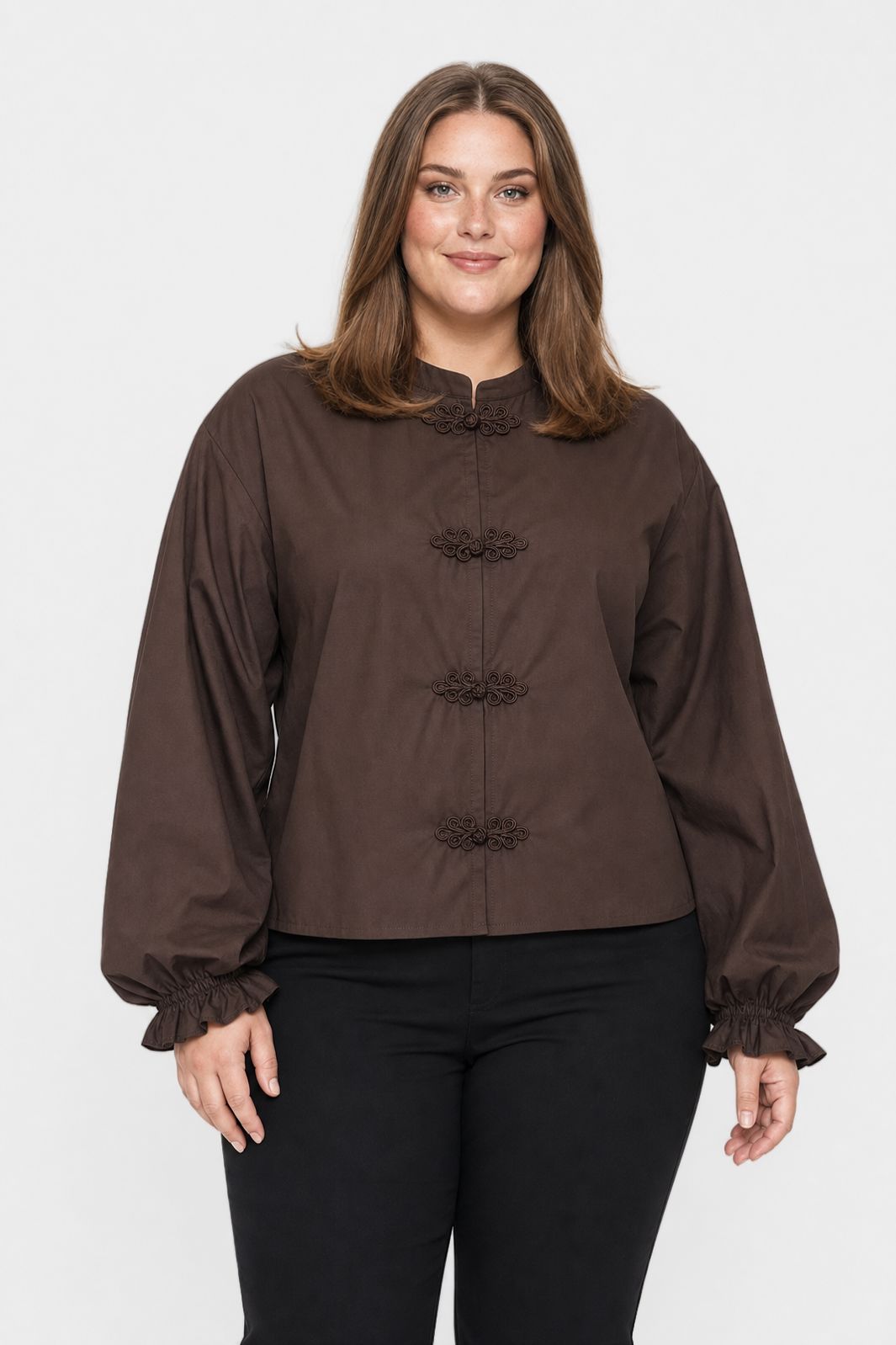 Dear Molly - Jill Skjorte Ch169989c - Brun - XXL