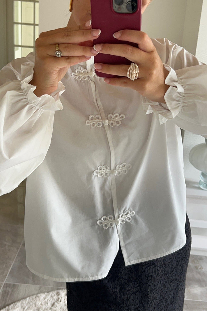 Dear Molly - Jill Shirt Shirt Ch169989c - White Skjorter 
