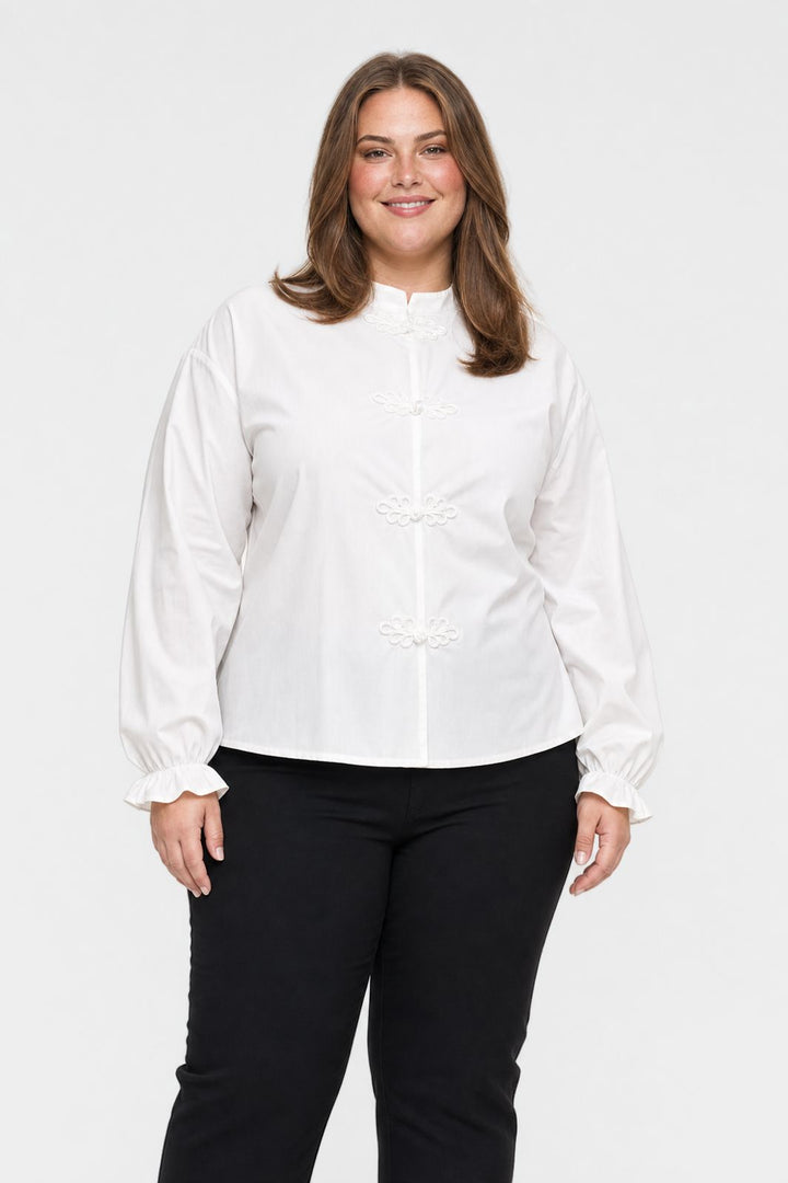 Dear Molly - Jill Skjorte Skjorte Ch169989c - Hvid - XXL