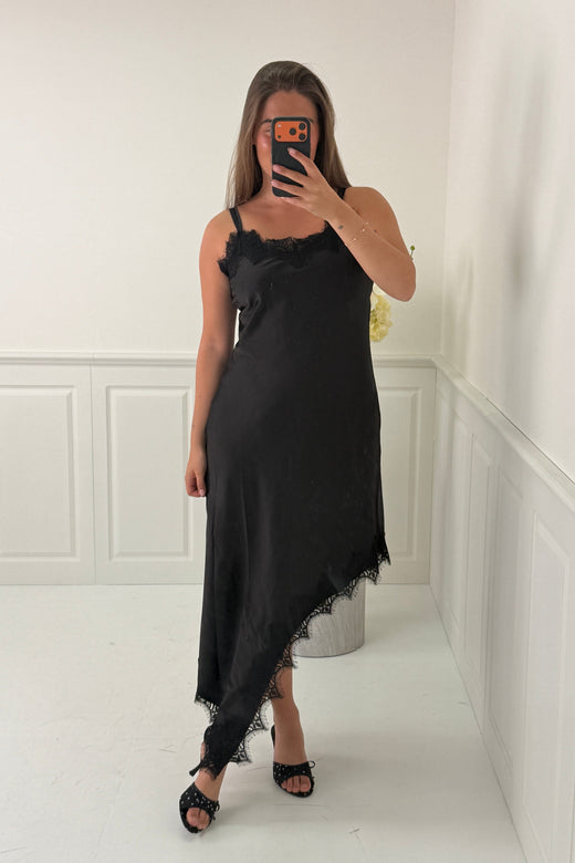 Dear Molly - Lace Long Dress - Black Kjoler 