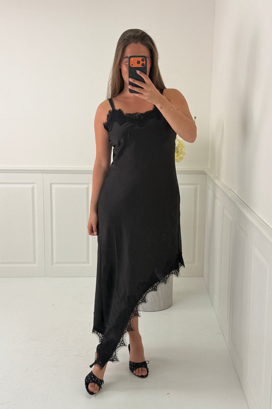 Dear Molly - Lace Long Dress - Black Kjoler 