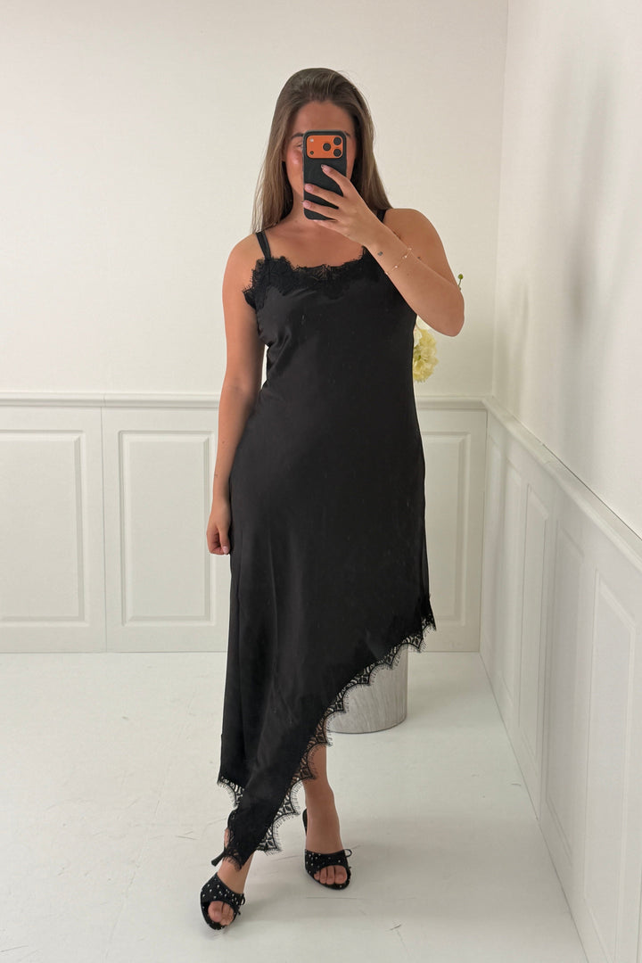 Dear Molly - Lace Long Dress - Black Kjoler 