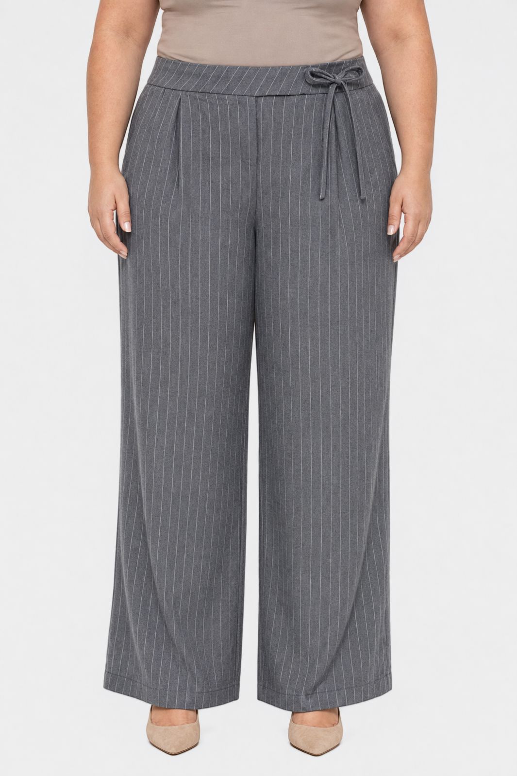 CE_IMG - Dear Molly - Lise Pant Bukser Ch165147c - Grå stribet - XXL