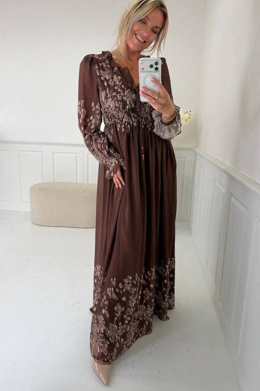 Dear Molly - Sama Dress - Brown / Taupe Kjoler 
