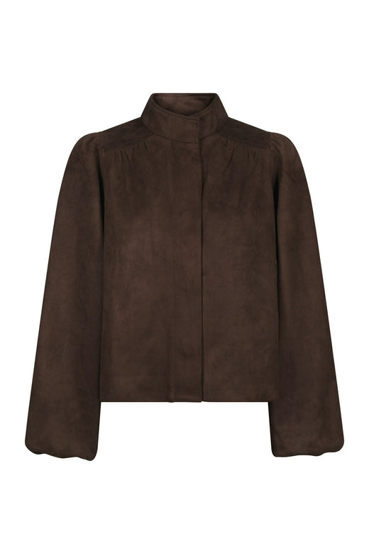 Neo Noir - Tirsa Faux Suede Jacket 168389 - 676 - Dark Brown
