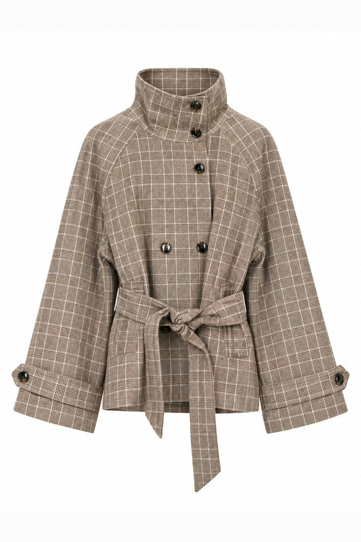 Neo Noir - Munet Small Check Jacket 172004 - 130 - Grey