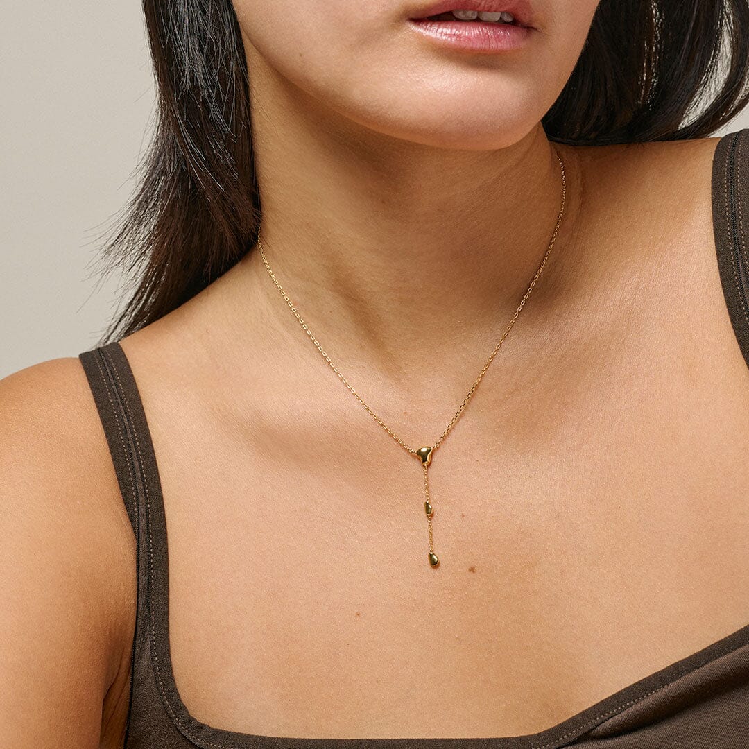 Enamel Copenhagen - Necklace, Talia N147G - 925S/Gp Halskæder 