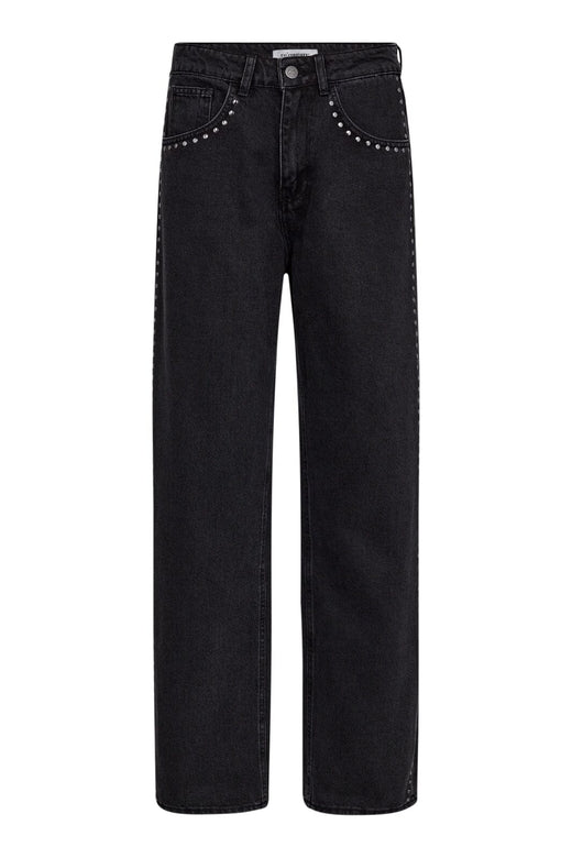 Forudbestilling - Co´couture - New Vikacc Stud Jeans 31346 - 96 Black Bukser 