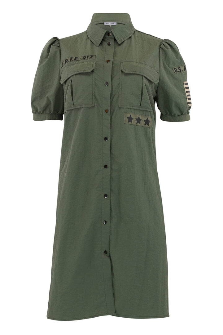 Continue - Milli Patch Dress Ss - Army