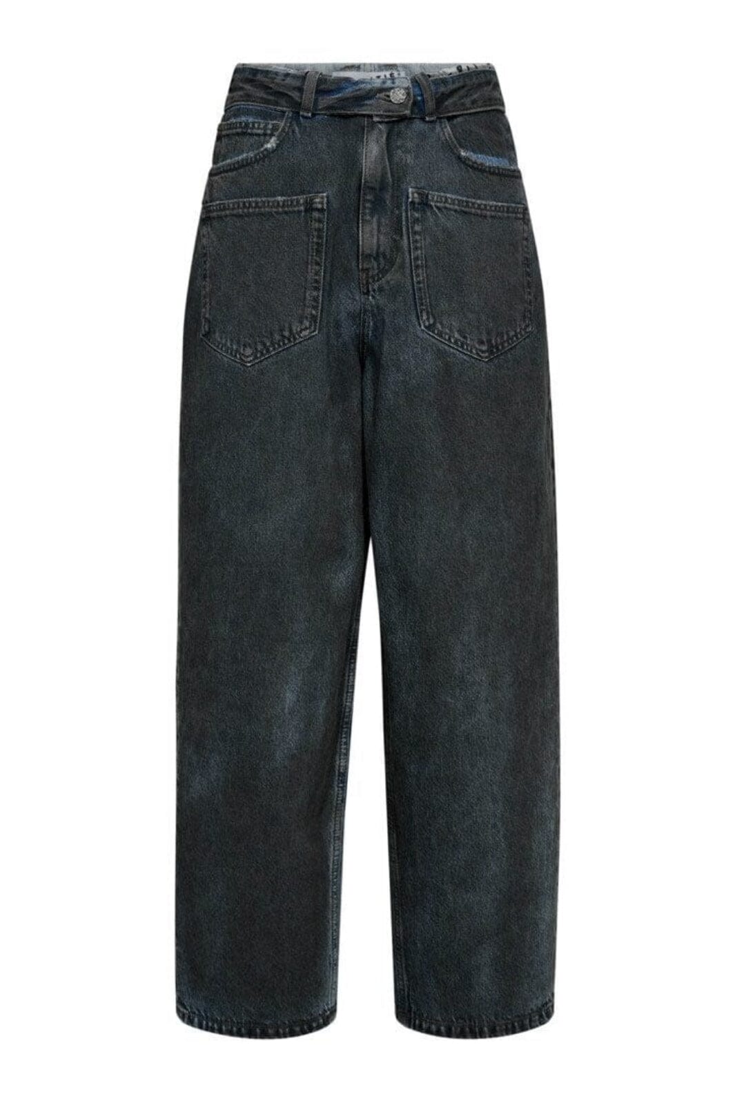 Haute L'Amitié - Flip Waist Pocket Jeans HL10228 - Black
