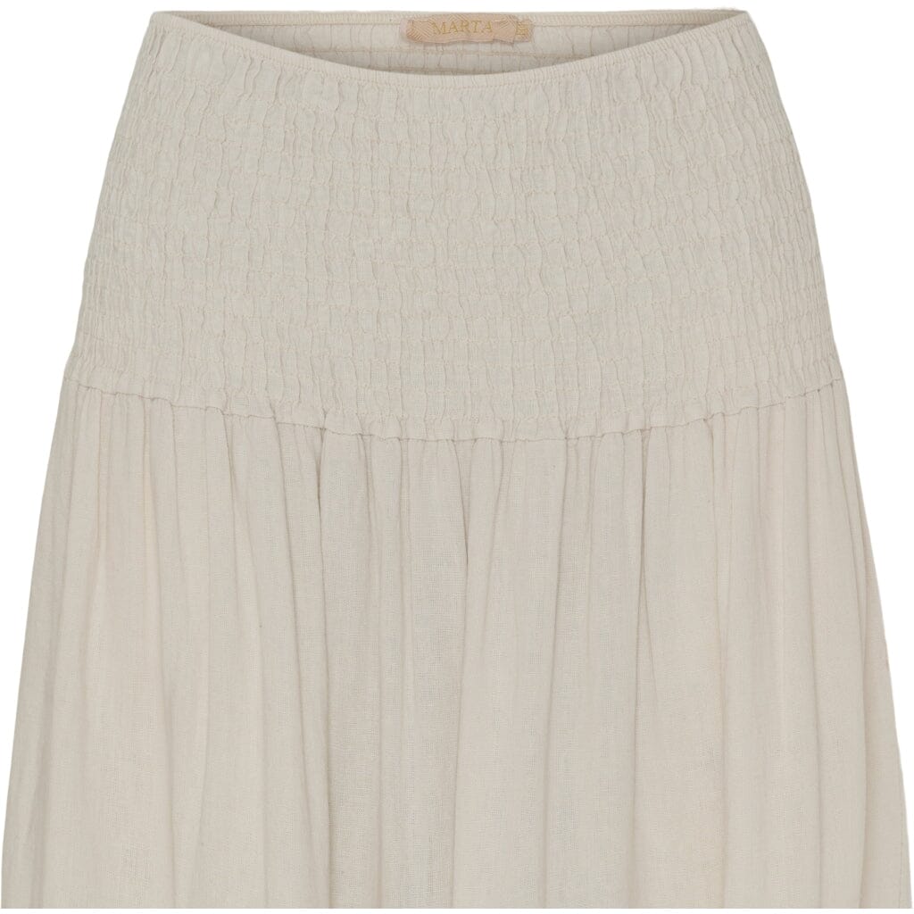 Forudbestilling - Marta Du Chateau - Mdcprincess Skirt - 102 Solid Sabbia Nederdele 