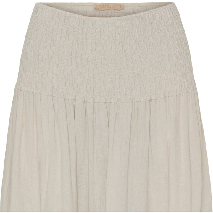 Forudbestilling - Marta Du Chateau - Mdcprincess Skirt - 102 Solid Sabbia Nederdele 