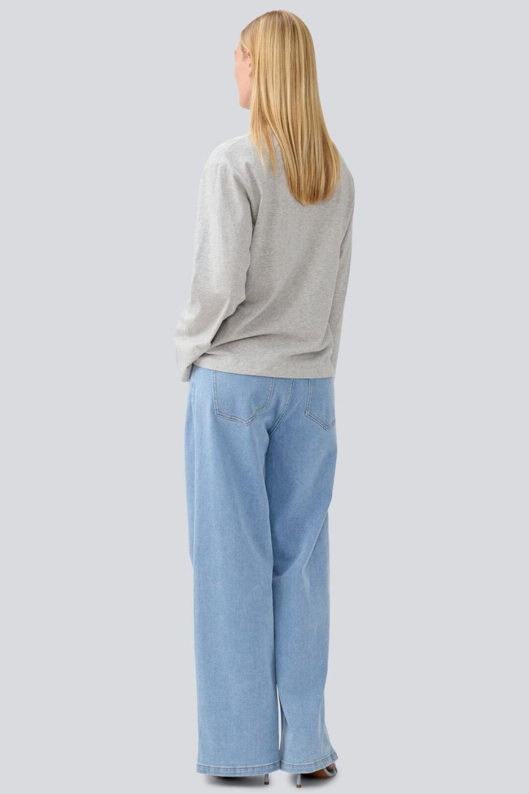Modström - Hellenmd Ls T-Shirt 57523 - 7087 - Grey Melange
