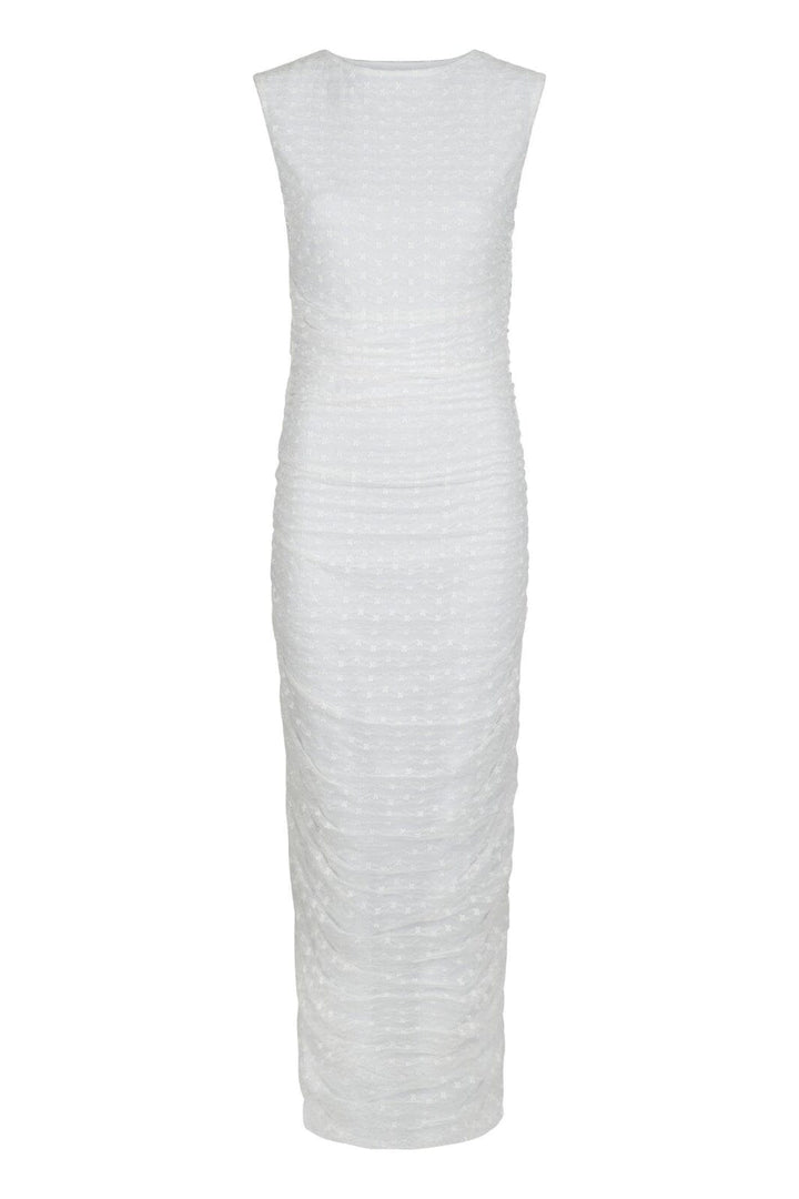 Neo Noir - Valinita Mesh Flower Dress 164904 - 120 - White