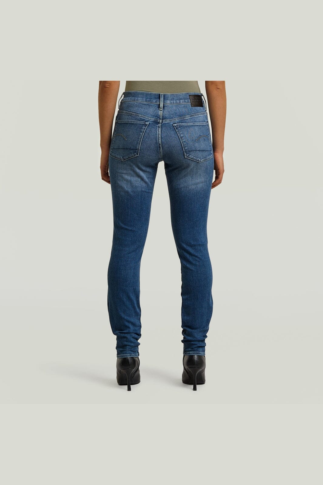 G-Star - 3301 Skinny Wmn D05175-8968-071 - Medium Aged