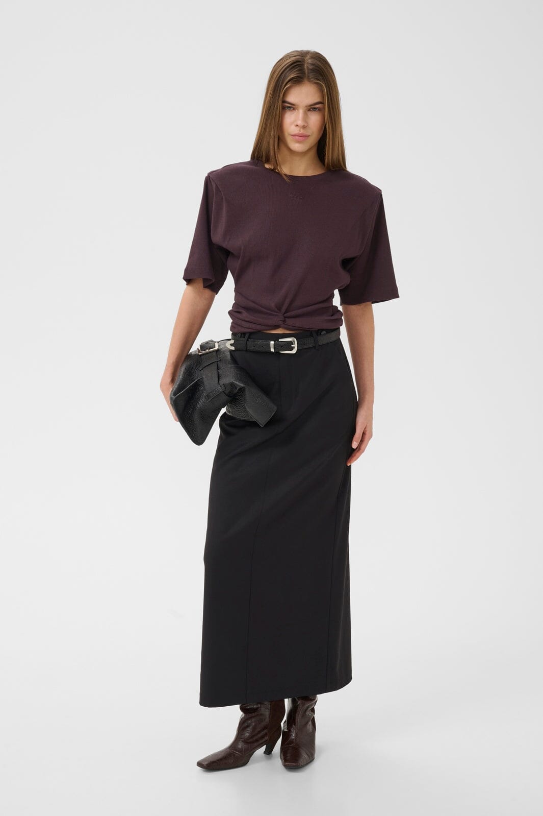 Gestuz - Gzbetty Tee 10911429 - 109839 - Deep Plum