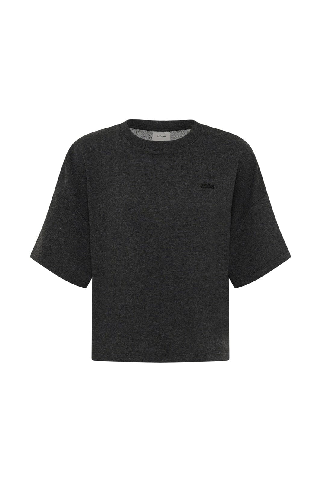 Gestuz - Gzgilsa Sweat Tee 10911090 - 109842 - Deep Grey Melange