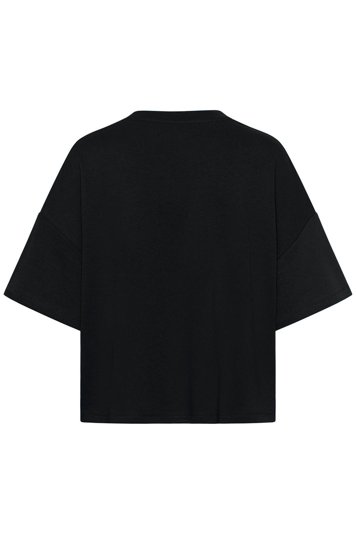 Gestuz - Gzgilsa Sweat Tee 10911431 - 100017 - Black T-shirts 
