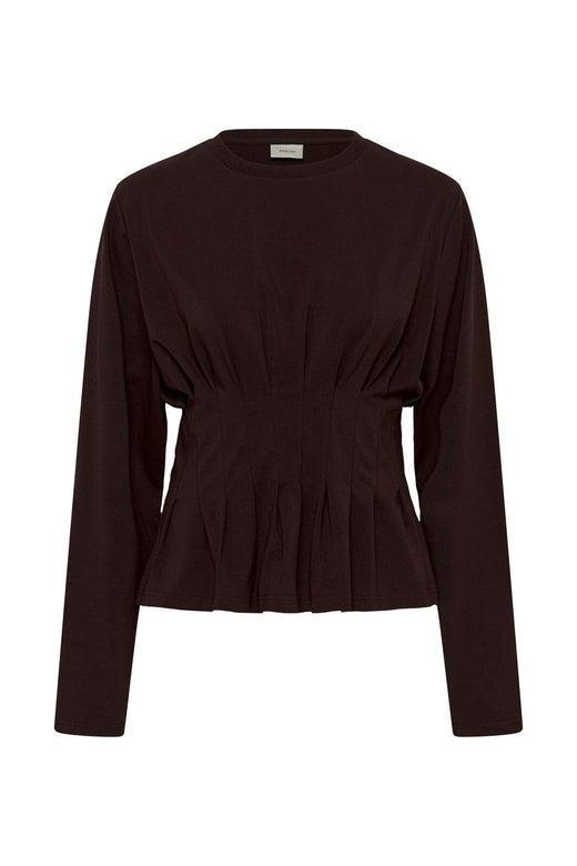 Gestuz - Gzinez Ls Tee 10911498 - 191018 - Ganache