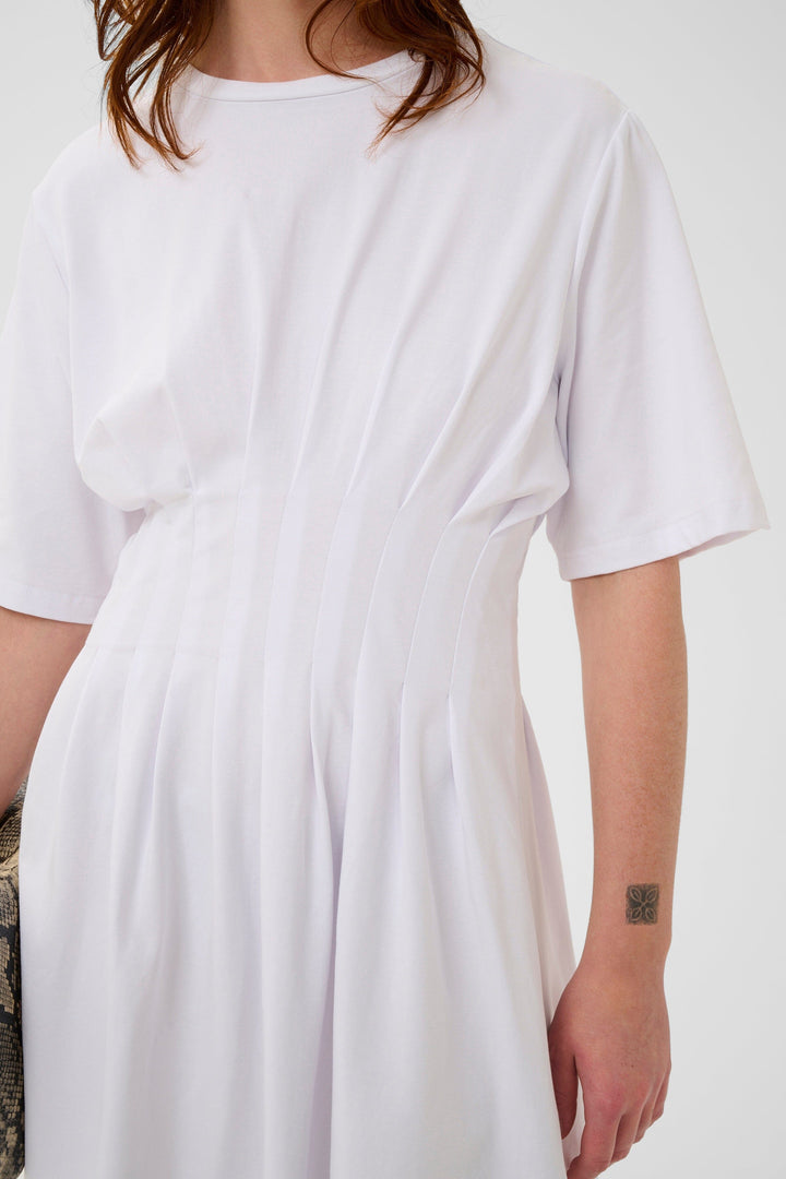 Gestuz - Gzinez Short Dress 10911234 - 110601 - Bright White Kjoler 