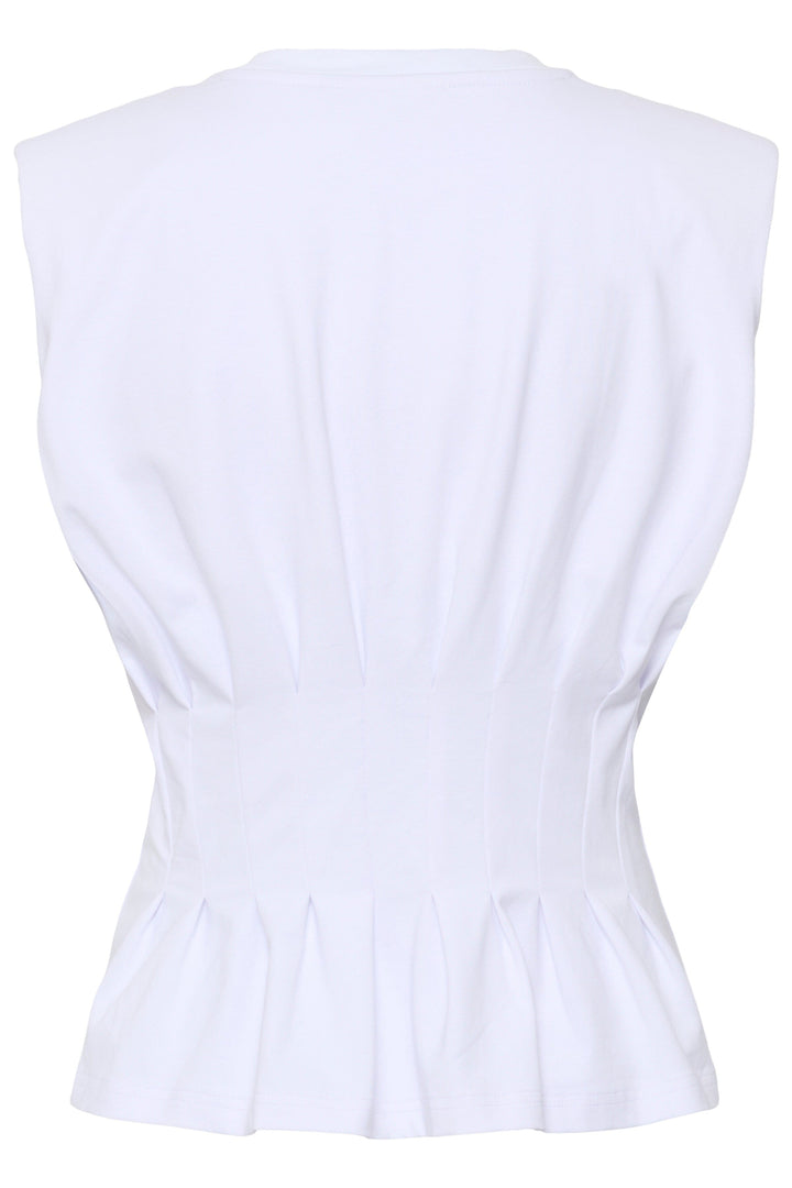 Gestuz - Gzinez Sl Tee 10911382 - 110601 - Bright White Toppe 