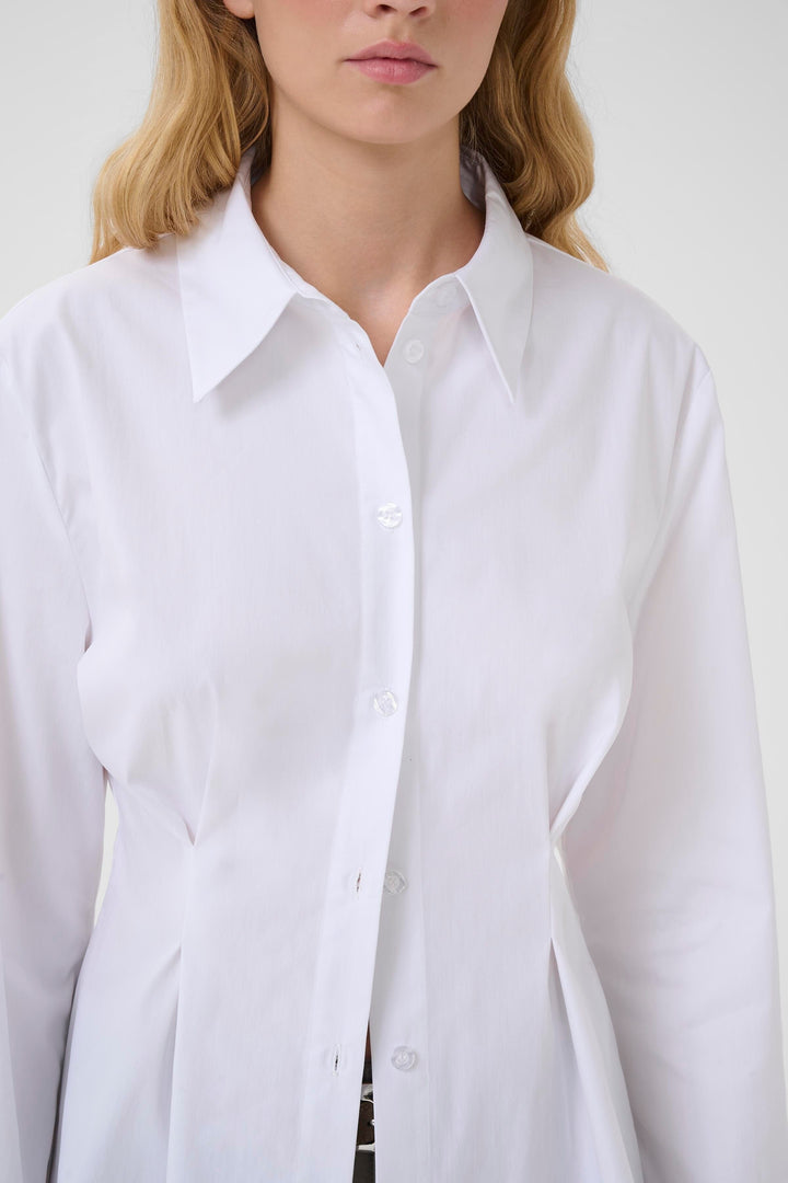 Gestuz - Gzopy Shirt 10910921 - 110601 - Bright White Skjorter 