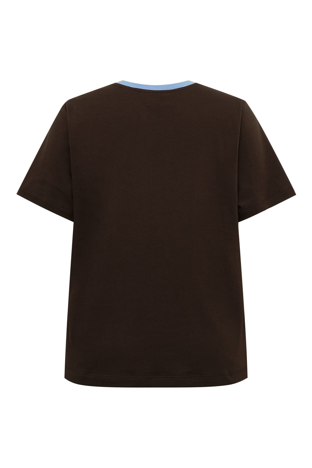 Gossia - Basgo Tee G2850 - Chocolate / Blue Print
