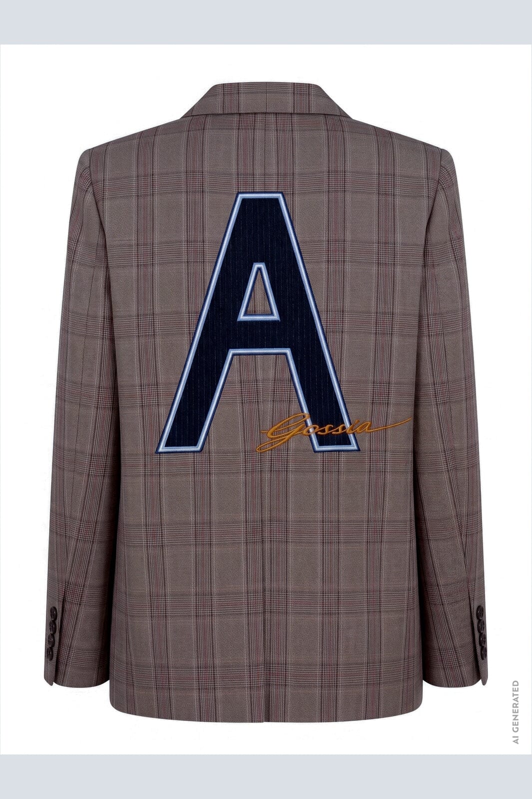 Gossia - Beatricego Blazer G3322 - Brown Red Checks