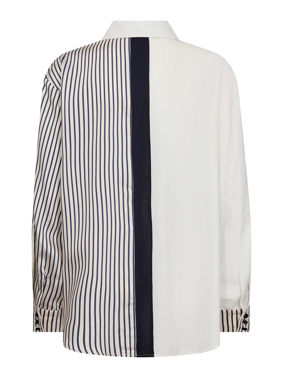 Gossia - Cecilego Shirt G3313 - Navy Creme Stripes Skjorter 