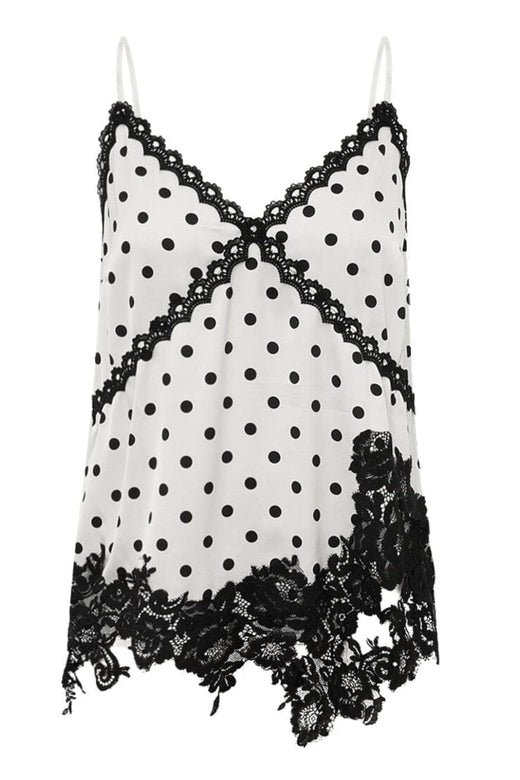 Gossia - Dagnygo Jo Top G3011 - Off-White Black Dots