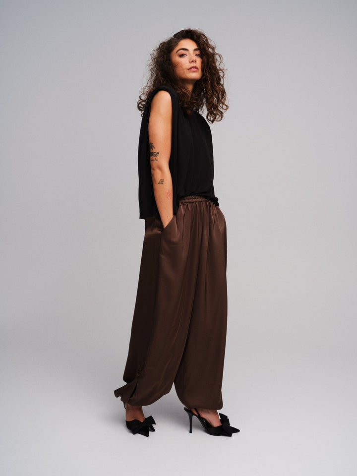 Gossia - Freyago Pants G2962 - Chocolate Bukser 