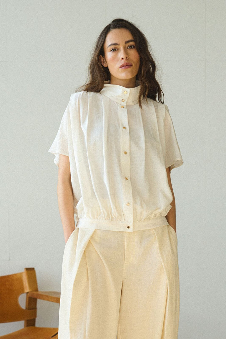 Gossia - Giorgiago Blouse G3249 - Off-White Bluser 