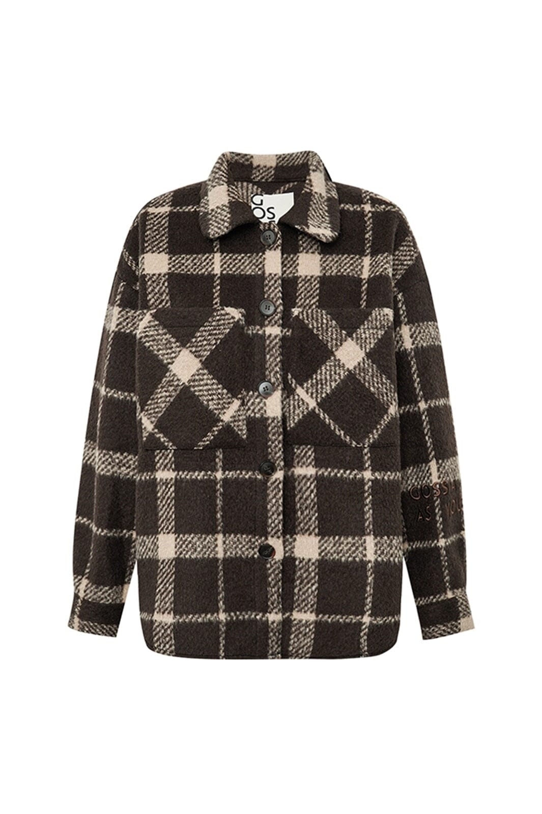 Gossia - Icego Shirt Jacket G3212 - Brown Checks