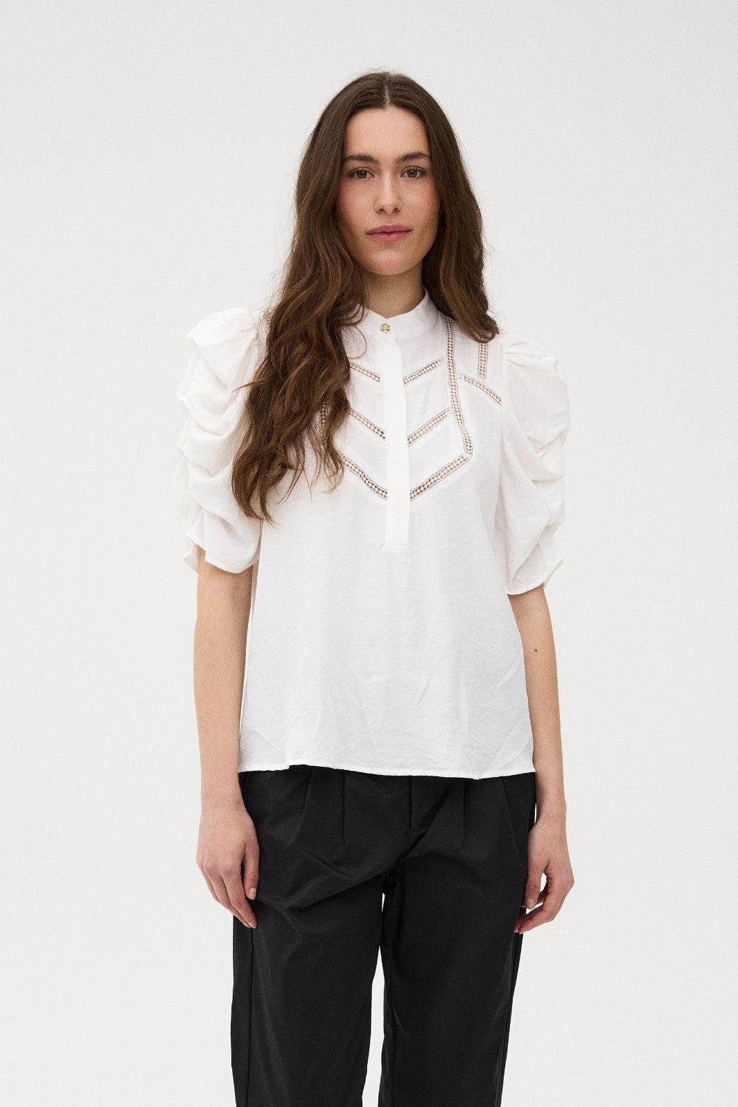Gossia - Karitgo Jo Blouse G3393 - Off-White Bluser 