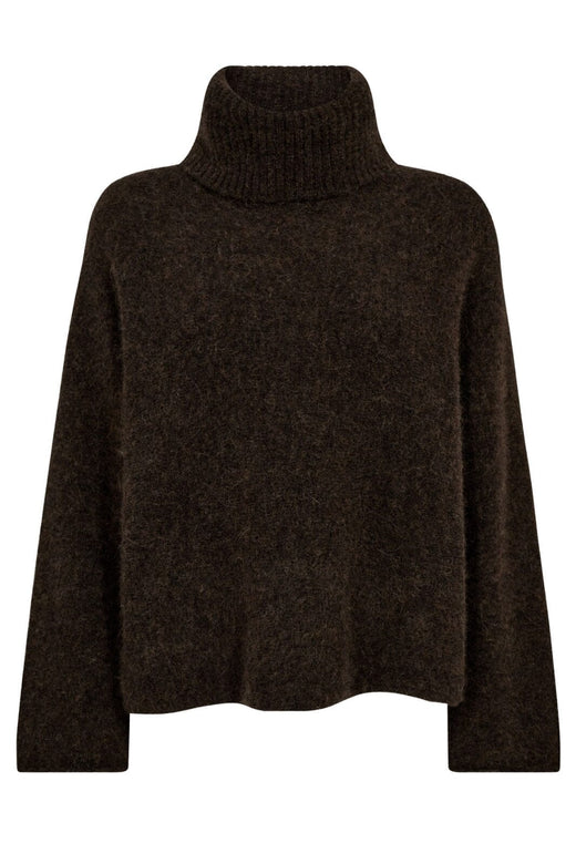 Gossia - Noomigo Sweater G2113 - Brown Melange Sweatshirts 
