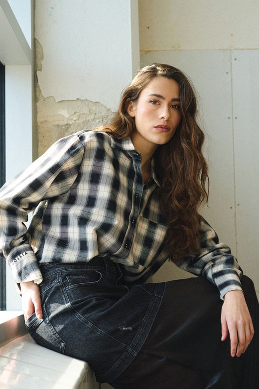Gossia - Pipigo Shirt G3175 - Black Checks Skjorter 
