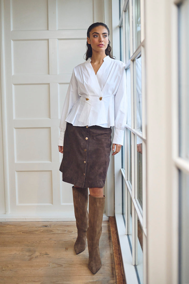 Gossia - Solego Blouse G3165 - Off-White Bluser 