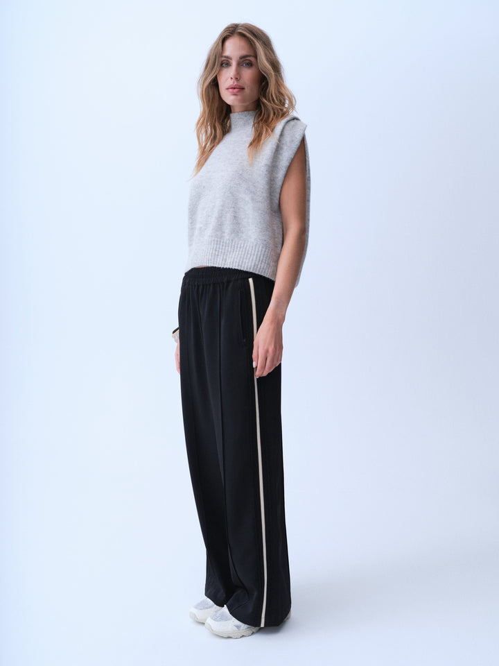 Gossia - Wiwicago Top G2759 - Light Grey Melange Strikbluser 