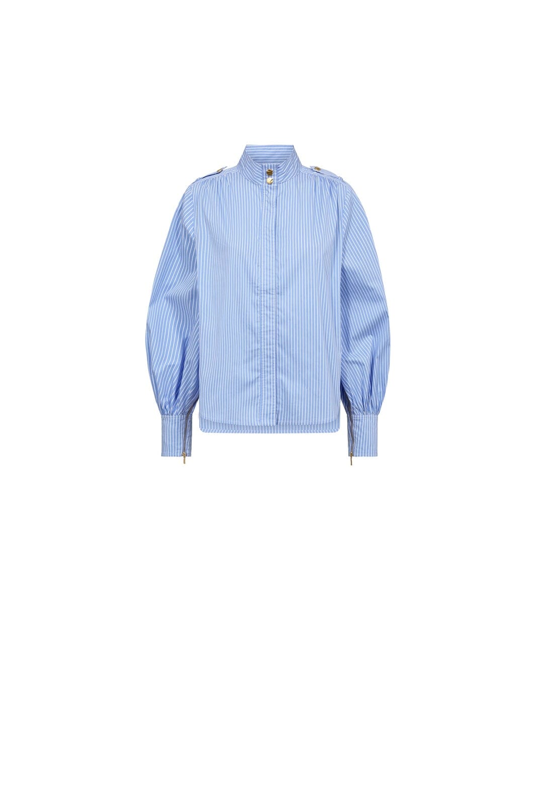 Gossia - Yasmingo Shirt G3094 - Light Blue Pinstripes