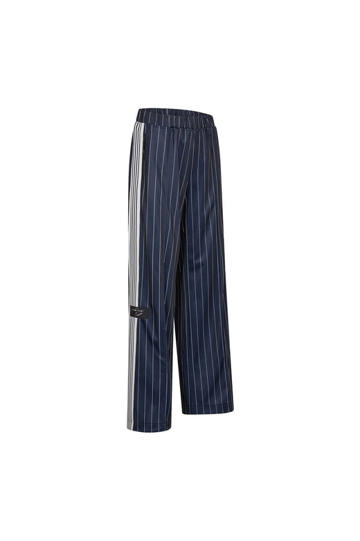 Haute L'Amitié - Baggy Pin Stripe Track Tall Pants HL10578 - Navy