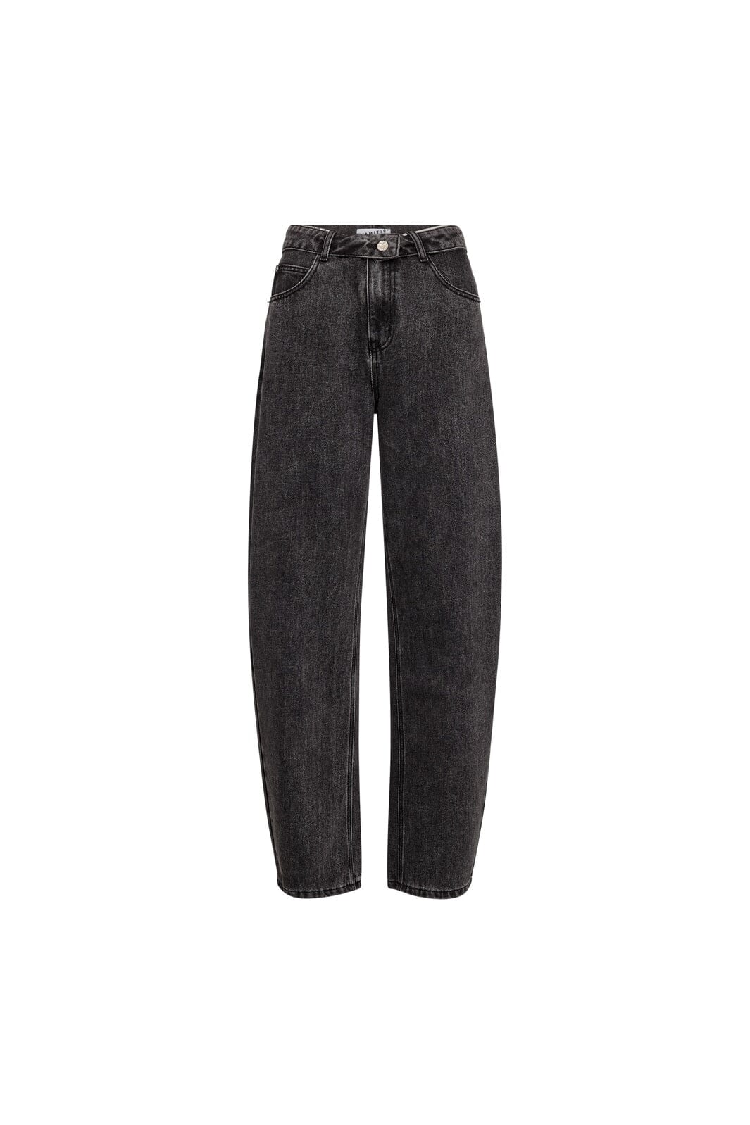 Haute L'Amitié - Barrel Flip Waist Jeans HL10500 - Black