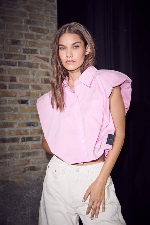 Haute L'Amitié - Dinnie Ns Poplin Shirt HL10846 - Bubblegum Skjorter 