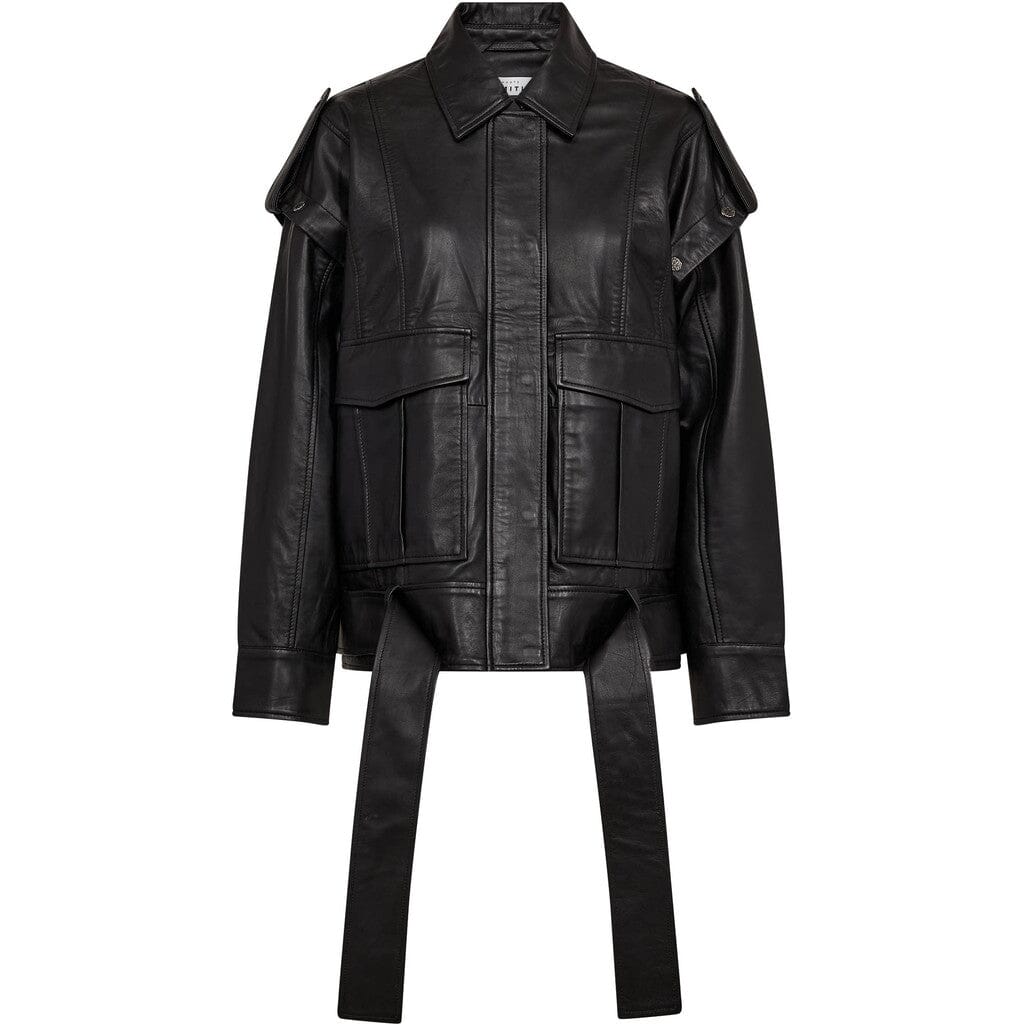 Haute L'Amitié - Luba Leather Jacket HL10473 - Black Jakker 