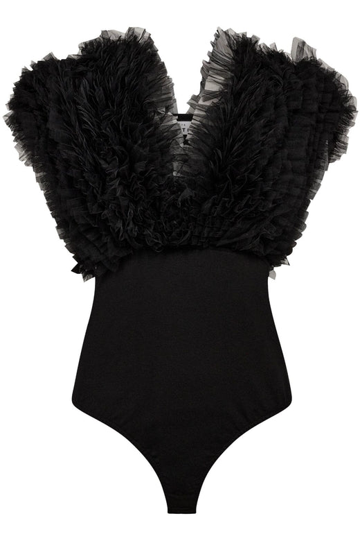 Haute L'Amitié - New Funky Bodysuit HL10412 - Black Toppe 