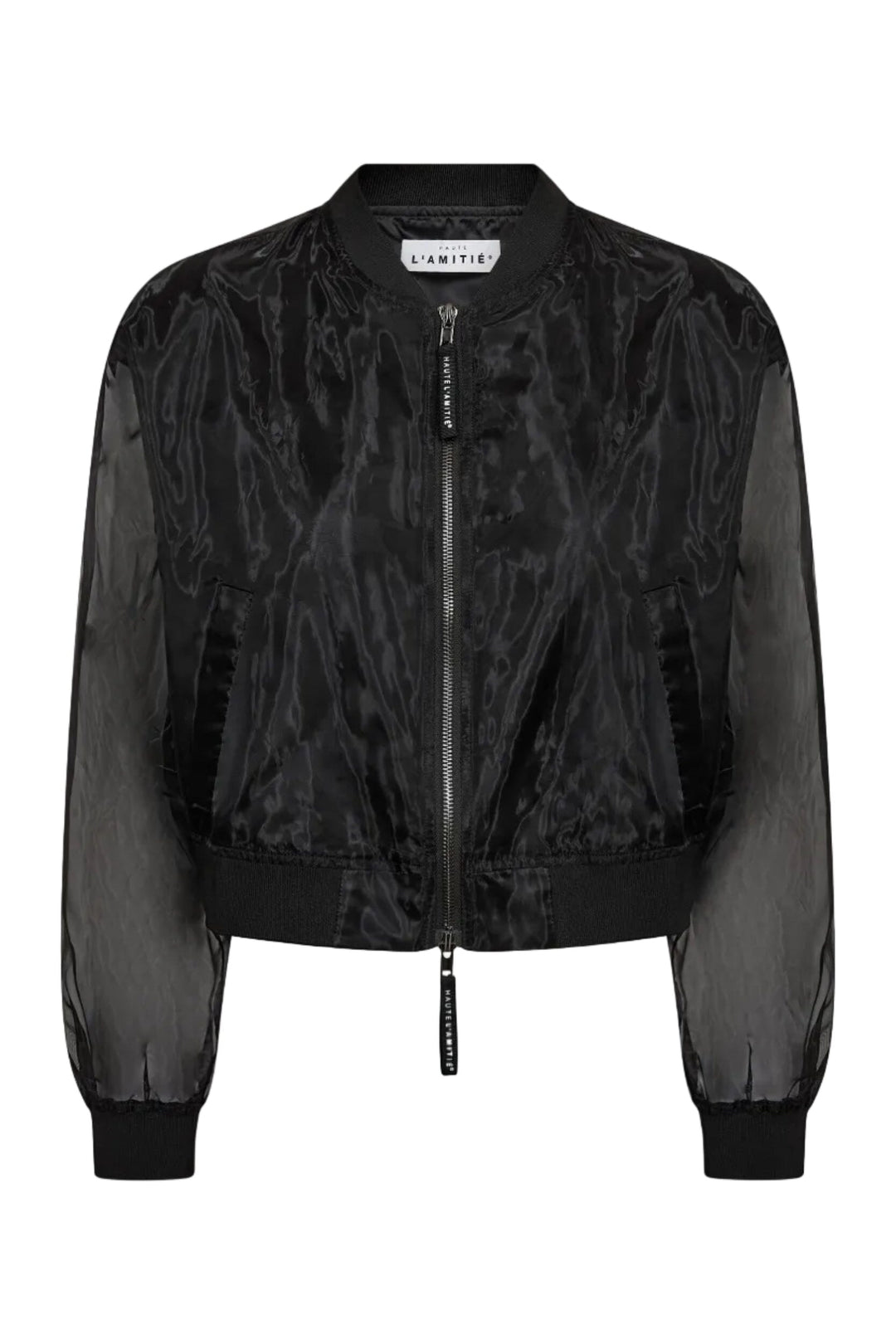 Haute L'Amitié - Organza Bomber HL10660 - Black Jakker 