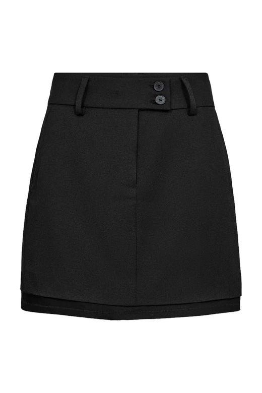 Haute L'Amitié - Premiere Crop Skirt HL10711 - Black Nederdele 